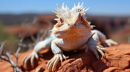 A stunning Harlequin Macaw (Ara) captured in a vibrant studio setting.