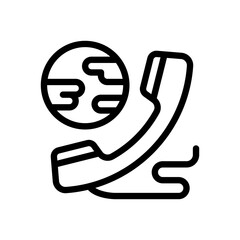 phone call line icon