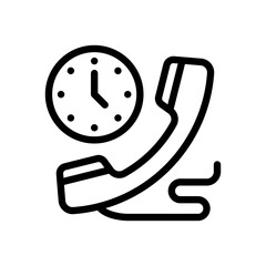 phone call line icon