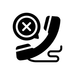 phone call glyph icon