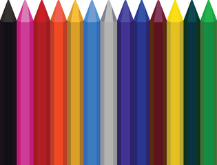 Plastic crayon Vector image or clip art