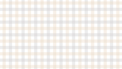 Light beige and grey plaid fabric texture as a background