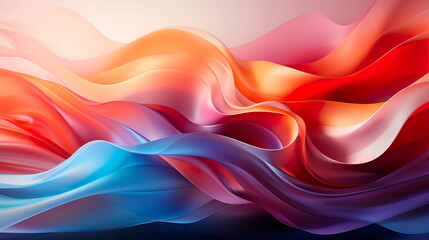 abstract background with smooth gradients and soft waves, creating a sense of movement and dynamism