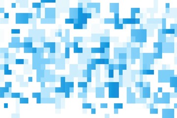 Abstract blue square background. pattern texture with copy space. Generative AI
