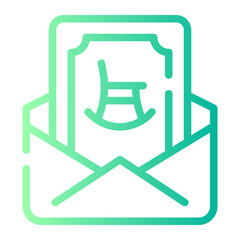 paycheck gradient icon