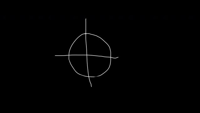 A simple animation of the signature of the mysterious serial killer Zodiac