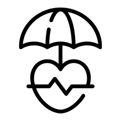 life insurance line icon