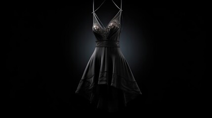 Sheer and delicate mesh babydoll adorned with embroidered cups, a captivating lingerie piece that combines sensuality and elegance. Generated by AI.