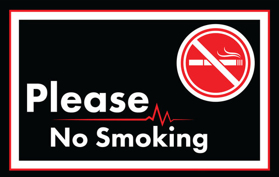 Digital png illustration of please no smoking text and prohibition sign on transparent background