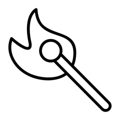 Igniters, Fire starters, Firesticks, Strikers, Combustible sticks icon