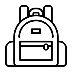 Rucksack, Knapsack, Bag, Pack, Haversack icon