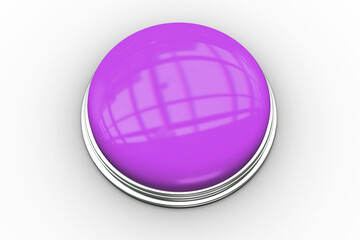 Digital png illustration of purple button on transparent background