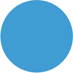 Fototapeta na wymiar Digital png illustration of blue dot with copy space on transparent background