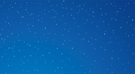 Stars in the night sky. Vector drawing