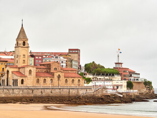 Church of San Pedro, Gijon. Asturias. Spain.