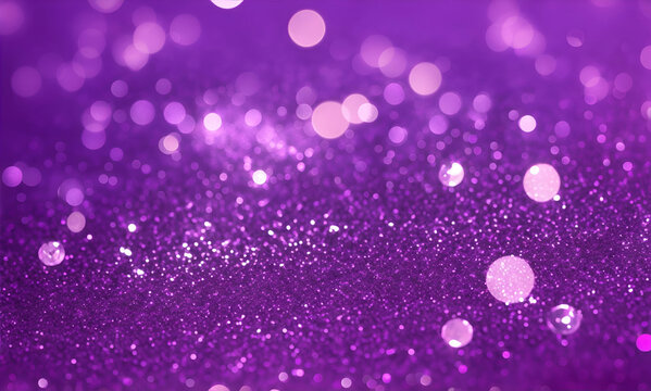 Sparkling Purple Glitter Background
