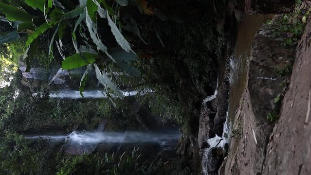 Mok Fah Waterfall, in Chiang Mai, Thailand
