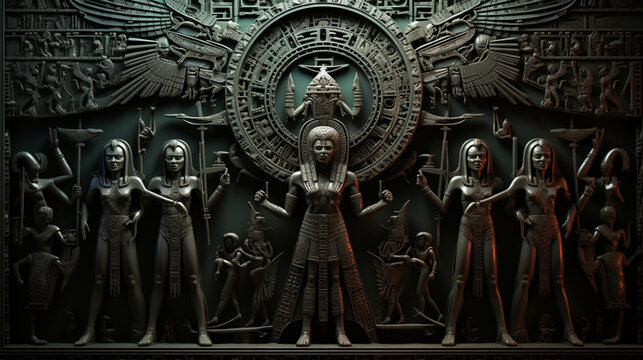 Mythical Pantheon: Depictions of Sumerian Deities