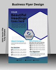 Corporate flyer or cover design for business identity and advertisement.