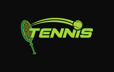 Tennis sports Logo Template Vector - Sports logo.