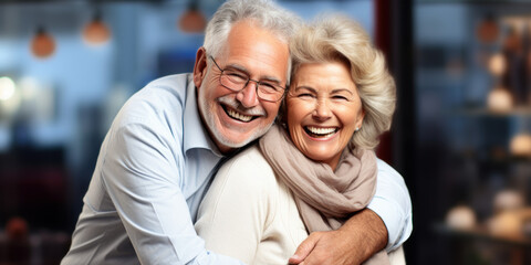 Happy Senior Couple Portrait: A Celebration of Love and Longevity