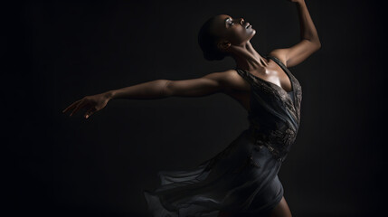 dancer in a dress