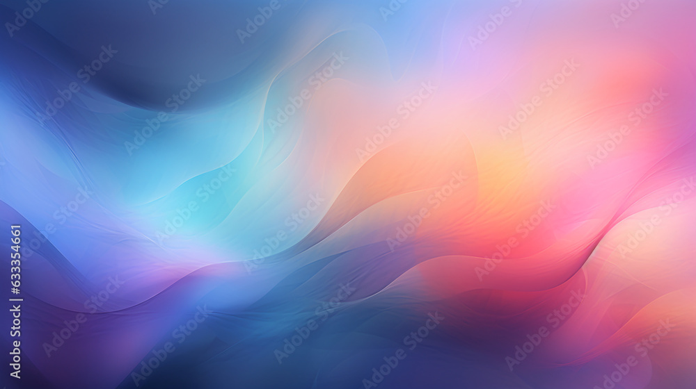 Aufkleber soft gradients and glows a luminous effect in the ethereal elegance abstract background