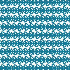 Digital png illustration of blue floral pattern on transparent background
