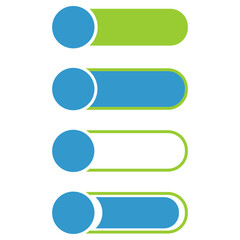 Obraz premium Buttons Sammlung, Button, Design, Schablone