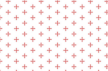 Digital png illustration of red pattern on transparent background