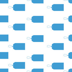 Digital png illustration of blue tags with copy space on transparent background