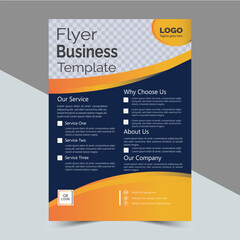Corporate business annual report, catalog, magazine, flyer mockup. Vector eco flyer, poster, brochure, and magazine cover template.