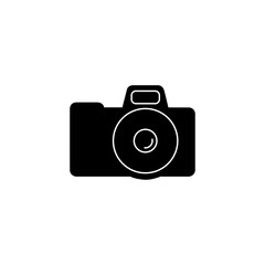 Camera icons on white background. Vector illustration.Camera shutter, lenses and photo camera icons set.Camera Shutter, Lenses and Photo Camera Icons set. Photography logo, camera icon vector.