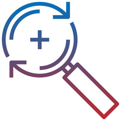 Obraz premium search line icon,linear,outline,graphic,illustration