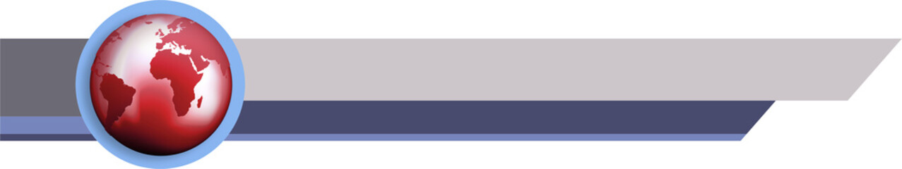 Digital png illustration of red earth with gray strip on transparent background