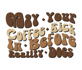 Retro Coffee Craft Design. T-shirt Design. Illustration