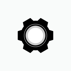 Gear Icon .  Setting, Cog Symbol for Design, Presentation, Website or Apps Elements – Vector.     