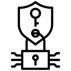 CONFIDENTIAL line icon,linear,outline,graphic,illustration