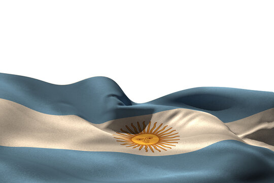 Naklejka Digital png illustration of flag of argentina on transparent background