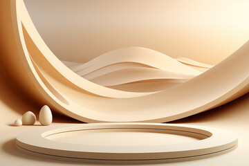 Fototapeta premium Creative abstract digital wallpaper background vector illustration or texture. Ai generated