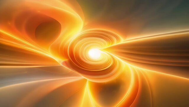 An Orange Swirling Vortex With Sparks Of Yellow Energy Swirling Throughout It Abstract Wallpaper Background