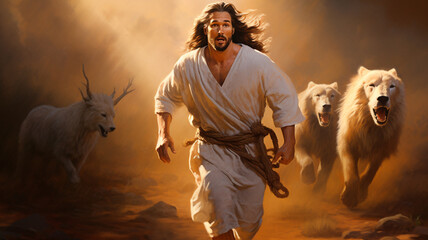 Jesus Christ and the Wolves