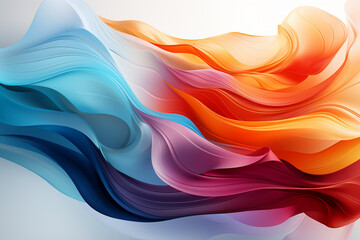 Naklejka premium Creative abstract digital wallpaper background vector illustration or texture. Ai generated