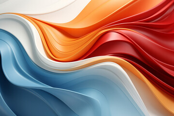 Obraz premium Creative abstract digital wallpaper background vector illustration or texture. Ai generated
