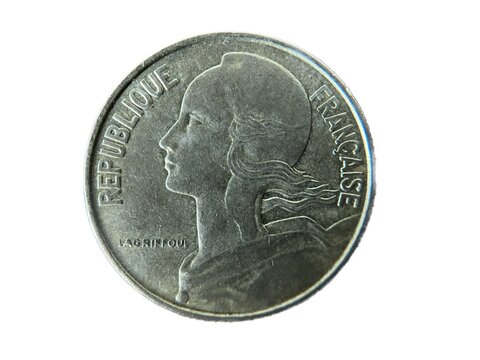 フランス　10サンチーム　1974年
