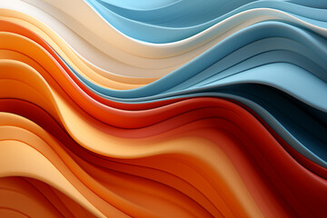 Obraz premium Creative abstract digital wallpaper background vector illustration or texture. Ai generated