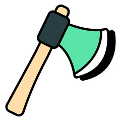 An icon design of axe