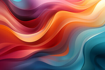 Obraz premium Creative abstract digital wallpaper background vector illustration or texture. Ai generated
