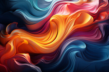 Creative abstract digital wallpaper background vector illustration or texture. Ai generated