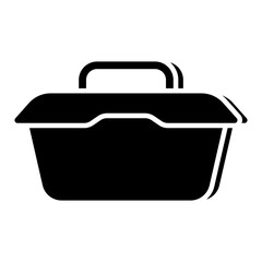 A premium download icon of picnic basket
